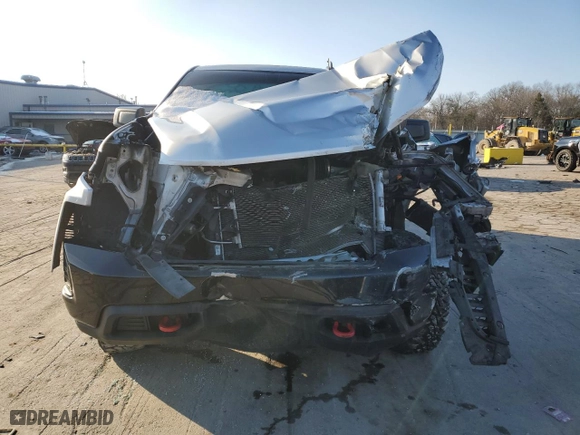 2019 Chevrolet Silverado 1500 Custom Trail Boss with VIN 3GCPYCEH8KG117346, listed as a Copart auction lot 88242435 with 110,025 mi miles and Salvage Title. Bid and sale history available at carsss.com. Image 5.