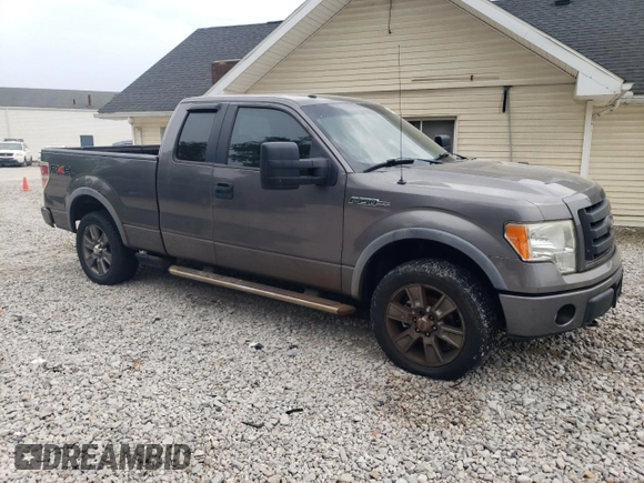 2009 Ford F-150 XL with VIN 1FTPX14V29FA00582, listed as a Copart auction lot 59819485 with 218,535 mi miles and Clean title. Bid and sale history available at DreamBid. Image 4.