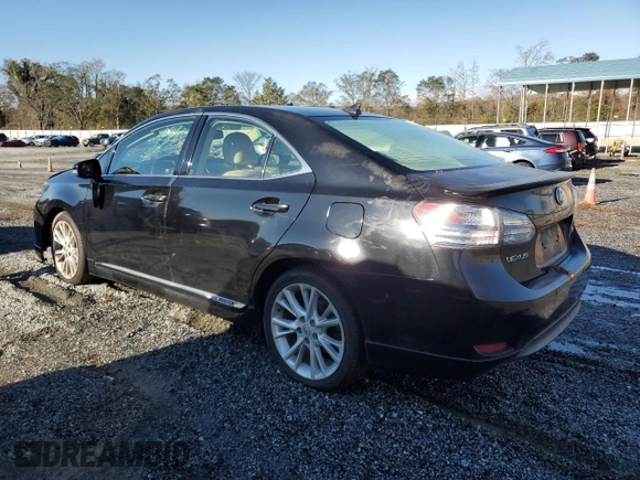 2010 Lexus HS with VIN JTHBB1BA4A2021002, listed as a Copart auction lot 80996884 with 226,107 mi miles and Clean Title. Bid and sale history available at carsss.com. Image 2.