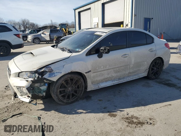 2021 Subaru WRX Premium with VIN JF1VA1C66M9805291, listed as a Copart auction lot 87717285 with 43,462 mi miles and Salvage Title. Bid and sale history available at carsss.com. Image 1.