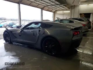 2014 Chevrolet Corvette Z51 3LT with VIN 1G1YM2D79E5109943, listed as a Copart auction lot 47763625 with 37,479 mi miles and Salvage title. Bid and sale history available at DreamBid. Image 2.