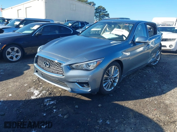 2020 Infiniti Q50 Luxe with VIN JN1EV7AP6LM201347, listed as a IAAI auction lot 41541566 with 29,697 mi miles and . Bid and sale history available at DreamBid. Image 18.