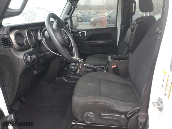 2018 Jeep Wrangler Unlimited Sport S with VIN 1C4HJXDN8JW293224, listed as a Copart auction lot 43574685 with 50,873 mi miles and Salvage Title. Bid and sale history available at carsss.com. Image 7.