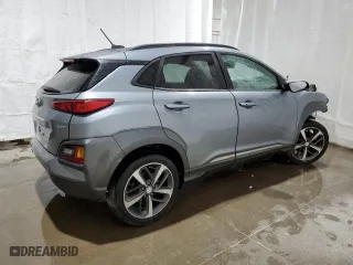 2018 Hyundai Kona Ultimate with VIN KM8K53A53JU133850, listed as a Copart auction lot 79671854 with 0 mi miles and Clean Title. Bid and sale history available at carsss.com. Image 3.