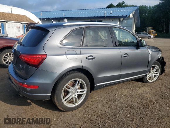 2013 Audi Q5 Premium Plus with VIN WA1LFAFP2DA011162, listed as a Copart auction lot 65136425 with 105,721 mi miles and Salvage title. Bid and sale history available at DreamBid. Image 3.