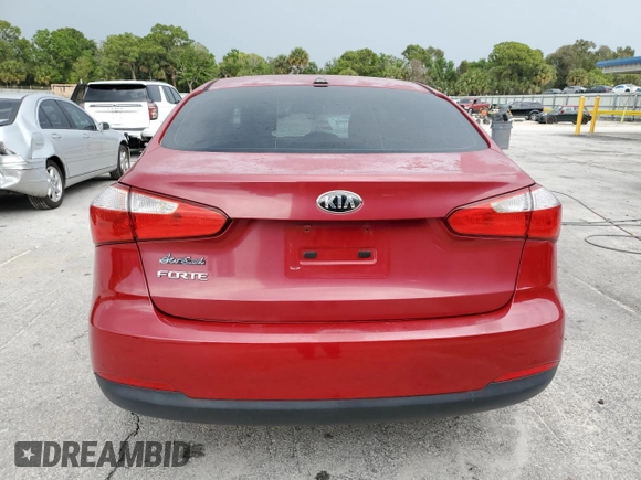 2015 Kia Forte LX with VIN KNAFX4A66F5406809, listed as a Copart auction lot 50513385 with 119,267 mi miles and Salvage Title. Bid and sale history available at DreamBid. Image 6.