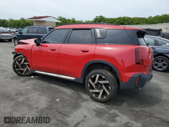 2025 MINI Countryman S with VIN WMZ23GA09S7P45511, listed as a Copart auction lot 58399045 with 9,368 mi miles and Salvage title. Bid and sale history available at DreamBid. Image 2.