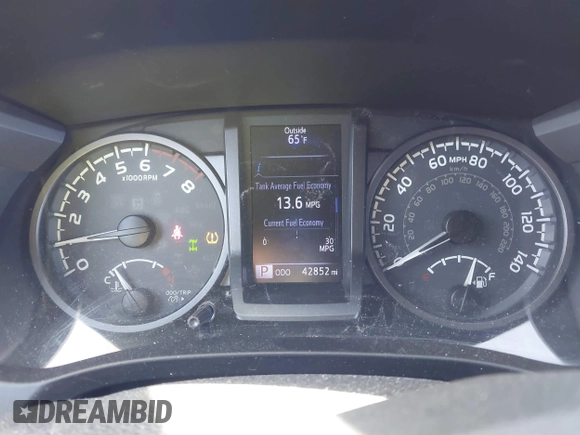 2018 Toyota Tacoma SR with VIN 5TFCZ5AN9JX123749, listed as a IAAI auction lot 41768884 with 42,852 mi miles and . Bid and sale history available at DreamBid. Image 7.