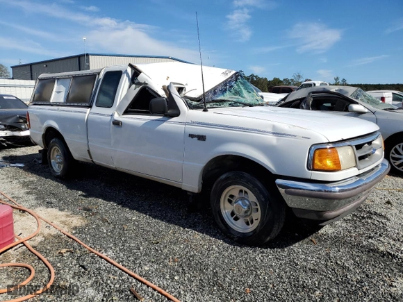 1996 Ford Ranger XLT with VIN 1FTCR14X6TPA21365, listed as a Copart auction lot 76412404 with 297,185 mi miles and Non Repairable. Bid and sale history available at carsss.com. Image 4.