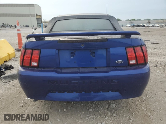 2004 Ford Mustang Deluxe with VIN 1FAFP444X4F107575, listed as a Copart auction lot 60908705 with 148,467 mi miles and Salvage title. Bid and sale history available at DreamBid. Image 6.