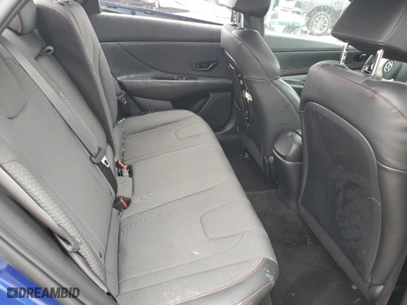 2023 Hyundai Elantra N Line with VIN KMHLR4AF2PU499850, listed as a Copart auction lot 42873365 with 0 mi miles and Salvage Title. Bid and sale history available at carsss.com. Image 11.