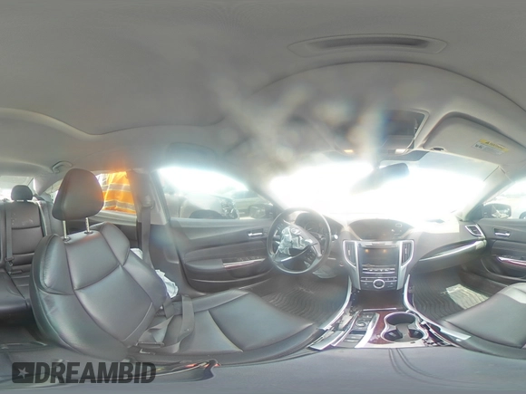 2015 Acura TLX V6 with VIN 19UUB2F38FA017772, listed as a Copart auction lot 56461695 with Not provided miles and Salvage title. Bid and sale history available at DreamBid. Image 15.