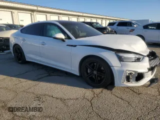 2022 Audi A5 Sportback S line Premium with VIN WAUDACF58NA009238, listed as a Copart auction lot 42725495 with 76,798 mi miles and Salvage Title. Bid and sale history available at carsss.com. Image 4.