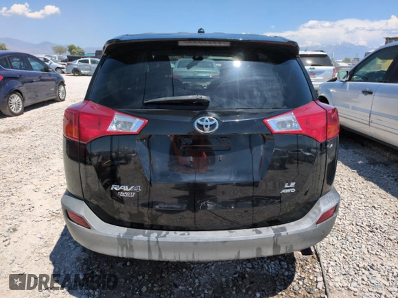 2013 Toyota RAV4 LE with VIN 2T3BFREVXDW048204, listed as a Copart auction lot 59176115 with 160,560 mi miles and Salvage title. Bid and sale history available at DreamBid. Image 6.