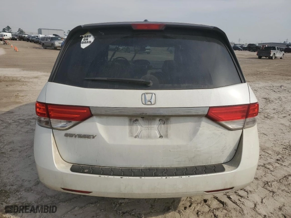 2016 Honda Odyssey EX-L with VIN 5FNRL5H60GB135270, listed as a Copart auction lot 47188695 with 188,097 mi miles and Salvage Title. Bid and sale history available at carsss.com. Image 6.