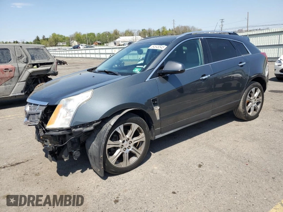 2012 Cadillac SRX Performance Collection with VIN 3GYFNEE34CS590058, listed as a Copart auction lot 54548545 with 122,070 mi miles and Salvage Title. Bid and sale history available at carsss.com. Image 1.