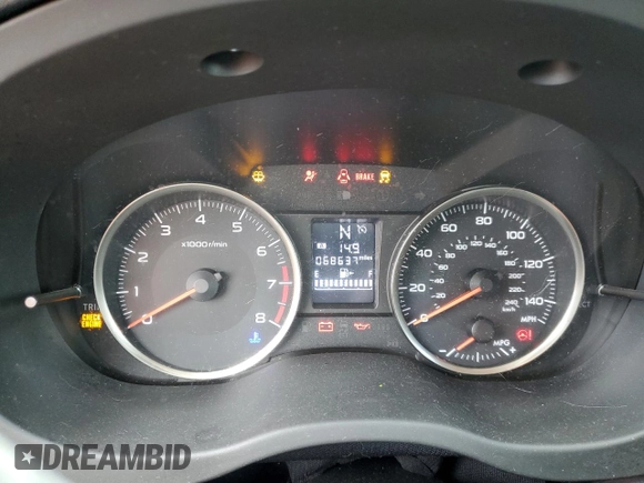 2016 Subaru Crosstrek Premium z VIN JF2GPABC3G8268836, wystawiony jako Copart lot #57565665 z przebiegiem 68 637 mil mil oraz Szkoda całkowita • Salvage title. Historia ofert i sprzedaży dostępna na DreamBid. Obrazek 9.