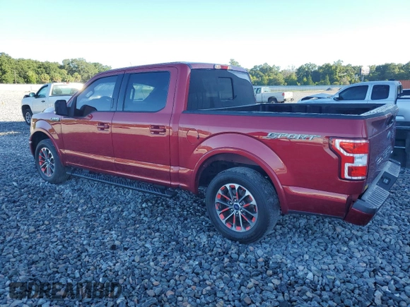 2018 Ford F-150 XL with VIN 1FTEW1CP0JFD02261, listed as a Copart auction lot 61850405 with 107,299 mi miles and Salvage title. Bid and sale history available at DreamBid. Image 2.