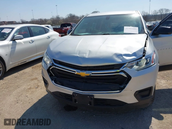 2020 Chevrolet Traverse LS with VIN 1GNEVFKW8LJ217698, listed as a IAAI auction lot 41783103 with 61,040 mi miles. Bid and sale history available at carsss.com. Image 6.