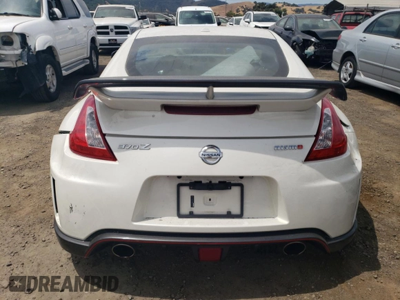 2014 Nissan 370Z with VIN JN1AZ4EH2EM631397, listed as a Copart auction lot 65758844 with 0 mi miles and Salvage Title. Bid and sale history available at carsss.com. Image 6.