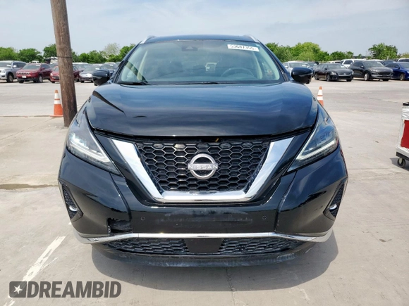 2023 Nissan Murano Platinum with VIN 5N1AZ2DJXPC139095, listed as a Copart auction lot 53687355 with 8,007 mi miles and Non Repairable. Bid and sale history available at DreamBid. Image 5.