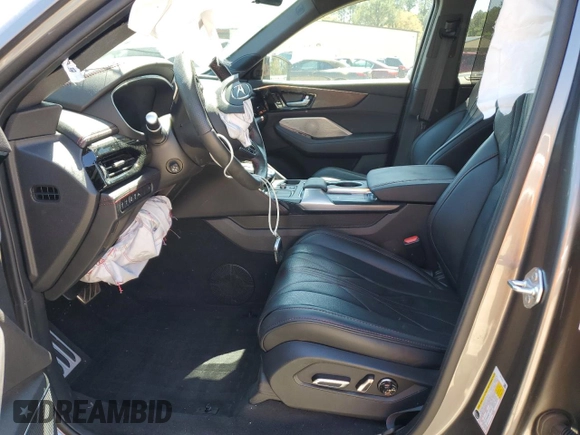 2024 Acura MDX Type S w/Advance Package with VIN 5J8YD8H82RL001387, listed as a Copart auction lot 53203225 with 57,471 mi miles and Salvage Title. Bid and sale history available at carsss.com. Image 7.