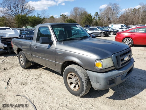 2007 Ford Ranger XL with VIN 1FTYR10D87PA36330, listed as a Copart auction lot 50037585 with 228,501 mi miles and Salvage Title. Bid and sale history available at carsss.com. Image 4.