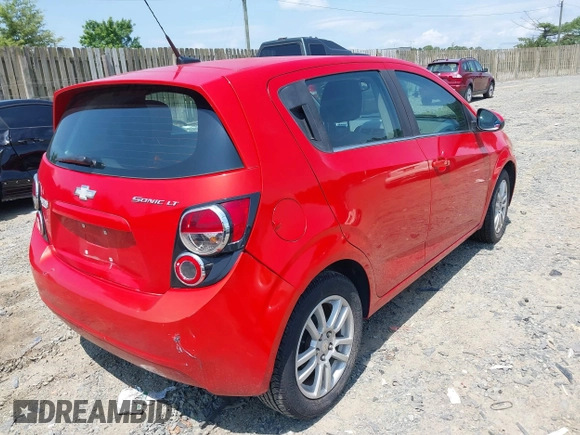 2012 Chevrolet Sonic LT with VIN 1G1JC6SH9C4128132, listed as a IAAI auction lot 42632261 with 160,029 mi miles and . Bid and sale history available at DreamBid. Image 4.