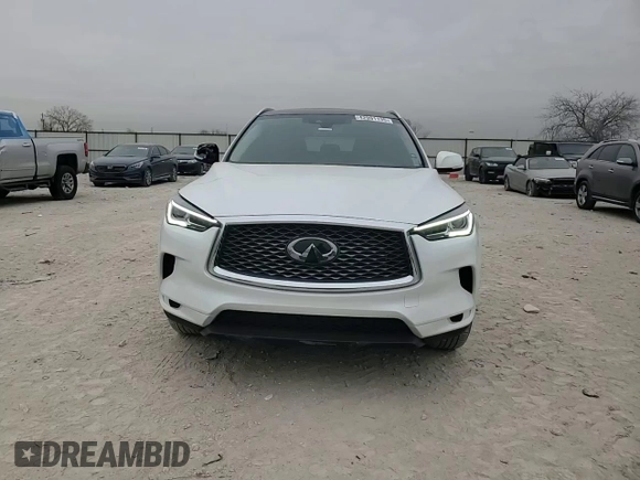 2023 Infiniti QX50 Luxe with VIN 3PCAJ5BA8PF121360, listed as a Copart auction lot 42991135 with 16,340 mi miles and Salvage title. Bid and sale history available at DreamBid. Image 11.