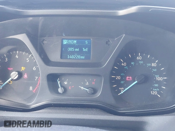 2015 Ford Transit XL with VIN 1FBZX2ZM0FKA82298, listed as a IAAI auction lot 41660708 with 140,220 mi miles and . Bid and sale history available at DreamBid. Image 7.