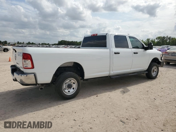 2024 Ram 2500 Tradesman with VIN 3C6UR5HJ7RG139575, listed as a Copart auction lot 55082465 with 47,430 mi miles and Salvage Title. Bid and sale history available at carsss.com. Image 3.