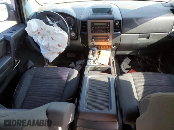 2011 Nissan Titan SV with VIN 1N6BA0ED7BN320114, listed as a Copart auction lot 46926395 with Not Provided miles and Salvage Title. Bid and sale history available at DreamBid. Image 8.