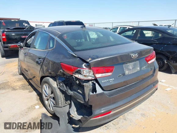 2017 Kia Optima LX with VIN 5XXGT4L3XHG162392, listed as a IAAI auction lot 42190491 with 109,566 mi miles and . Bid and sale history available at DreamBid. Image 14.