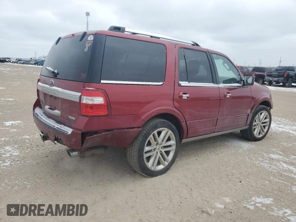 2017 Ford Expedition Platinum with VIN 1FMJU1MT2HEA13717, listed as a Copart auction lot 45651025 with 114,340 mi miles and Salvage title. Bid and sale history available at DreamBid. Image 3.