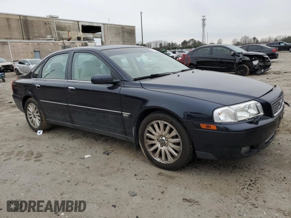 2006 Volvo S80 with VIN YV1TS592561441631, listed as a Copart auction lot 44127585 with 215,682 mi miles and Salvage title. Bid and sale history available at DreamBid. Image 4.