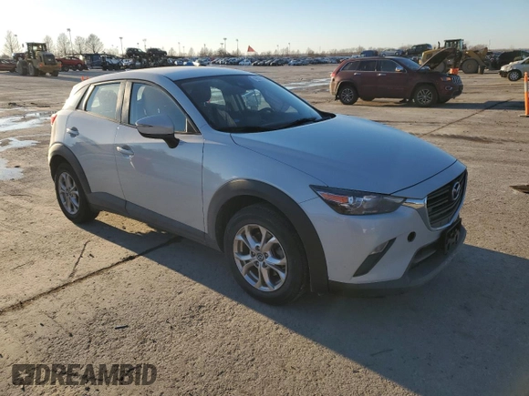 2019 Mazda CX-3 Sport with VIN JM1DKFB77K1459368, listed as a Copart auction lot 42801865 with Not Provided miles and Salvage Title. Bid and sale history available at carsss.com. Image 4.
