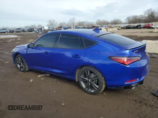 2024 Acura Integra w/A-Spec Package z VIN 19UDE4H33RA006229, wystawiony jako Copart lot #46868535 z przebiegiem 24 104 mil mil oraz Szkody całkowita. Historia ofert i sprzedaży dostępna na DreamBid. Obrazek 2.