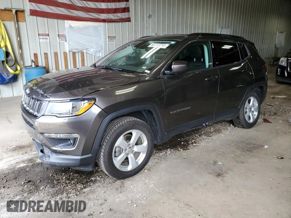 2020 Jeep Compass Latitude with VIN 3C4NJDBB9LT133503, listed as a Copart auction lot 63713255 with 53,373 mi miles and Non repairable. Bid and sale history available at DreamBid. Image 1.