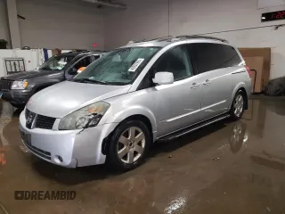 2004 Nissan Quest S with VIN 5N1BV28U14N365952, listed as a Copart auction lot 48902965 with 131,203 mi miles and Salvage Title. Bid and sale history available at carsss.com. Image 1.