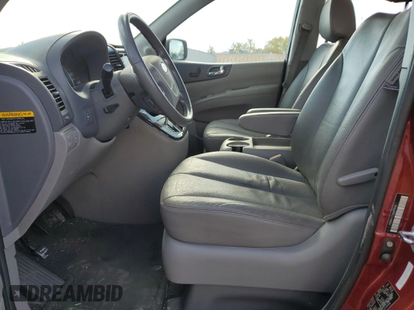 2011 Kia Sedona EX with VIN KNDMH4C72B6374068, listed as a Copart auction lot 79109454 with 104,860 mi miles and Salvage Title. Bid and sale history available at carsss.com. Image 7.