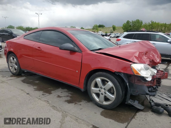 2006 Pontiac G6 GT with VIN 1G2ZH158664144243, listed as a Copart auction lot 57622335 with 104,684 mi miles and Salvage title. Bid and sale history available at DreamBid. Image 4.