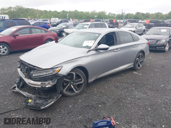 2019 Honda Accord Touring z VIN 1HGCV2F96KA009445, wystawiony jako IAAI lot #42181051 z przebiegiem Nie podano mil oraz . Historia ofert i sprzedaży dostępna na DreamBid. Obrazek 2.