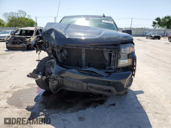 2020 Chevrolet Silverado 1500 Custom with VIN 3GCPWBEH9LG452164, listed as a Copart auction lot 52166725 with 114,131 mi miles and Salvage Title. Bid and sale history available at DreamBid. Image 5.