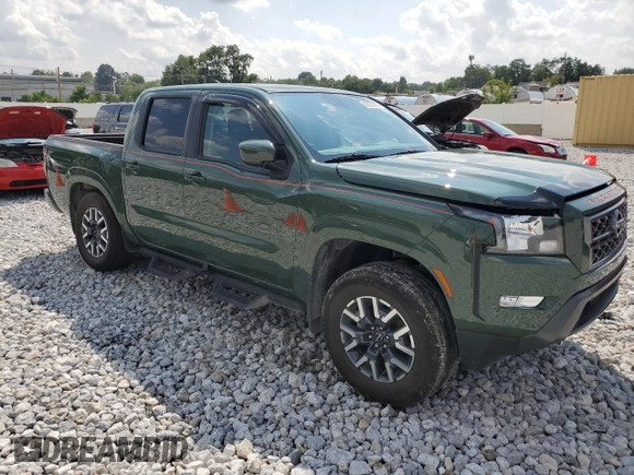 2023 Nissan Frontier SV with VIN 1N6ED1EK6PN618038, listed as a Copart auction lot 63832063 with 6,367 mi miles. Bid and sale history available at carsss.com. Image 4.