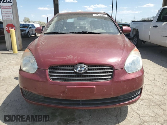 2010 Hyundai Accent GLS with VIN KMHCN4AC0AU489696, listed as a Copart auction lot 53842655 with 162,582 mi miles and Clean Title. Bid and sale history available at carsss.com. Image 5.