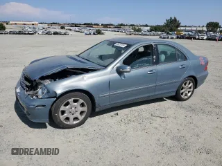 2007 Mercedes-Benz C z VIN WDBRF54J47A928869, wystawiony jako Copart lot #59620155 z przebiegiem 177 186 mil mil oraz Szkoda całkowita • Salvage title. Historia ofert i sprzedaży dostępna na DreamBid. Obrazek 1.