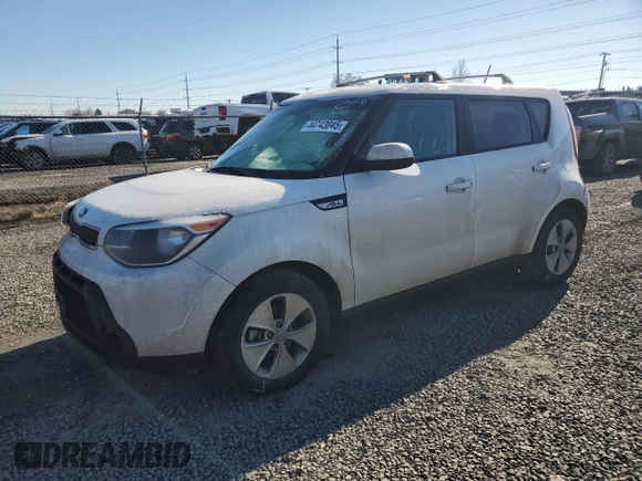 2016 Kia Soul with VIN KNDJN2A21G7381182, listed as a Copart auction lot 44743045 with 96,431 mi miles and Salvage Title. Bid and sale history available at carsss.com. Image 1.