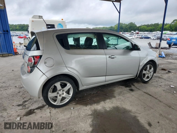 2015 Chevrolet Sonic LTZ with VIN 1G1JE6SBXF4109423, listed as a Copart auction lot 60329525 with 109,126 mi miles and Salvage title. Bid and sale history available at DreamBid. Image 3.