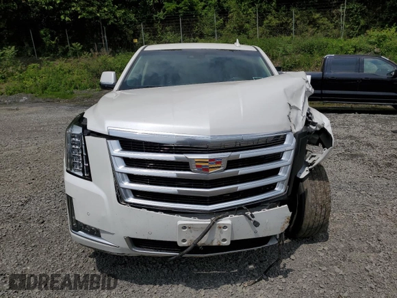 2019 Cadillac Escalade ESV Premium Luxury z VIN 1GYS4JKJXKR268636, wystawiony jako Copart lot #58922025 z przebiegiem 137 285 mil mil oraz Szkoda całkowita • Salvage title. Historia ofert i sprzedaży dostępna na DreamBid. Obrazek 5.
