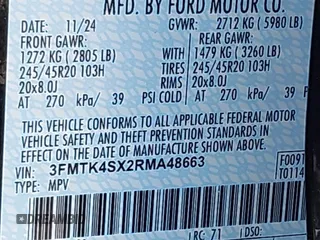 2024 Ford Mustang Mach-E GT with VIN 3FMTK4SX2RMA48663, listed as a IAAI auction lot 41978044 with 2,083 mi miles and . Bid and sale history available at DreamBid. Image 9.